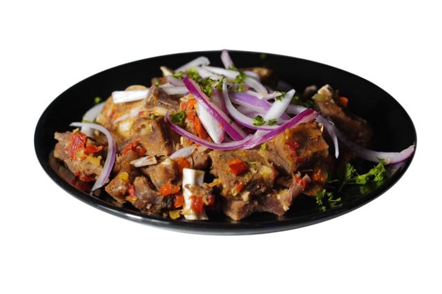 Asun (Spicy Peppered Goat)